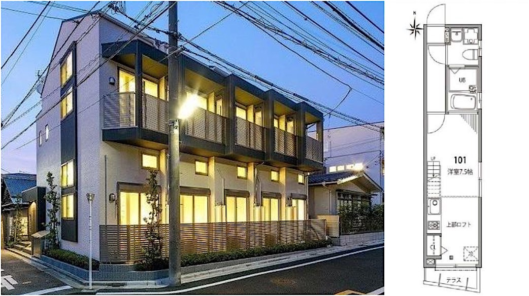 东京新宿区工薪阶层能租什么样的房子(图1)