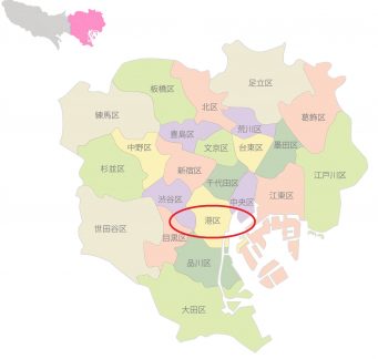 23区东京港区